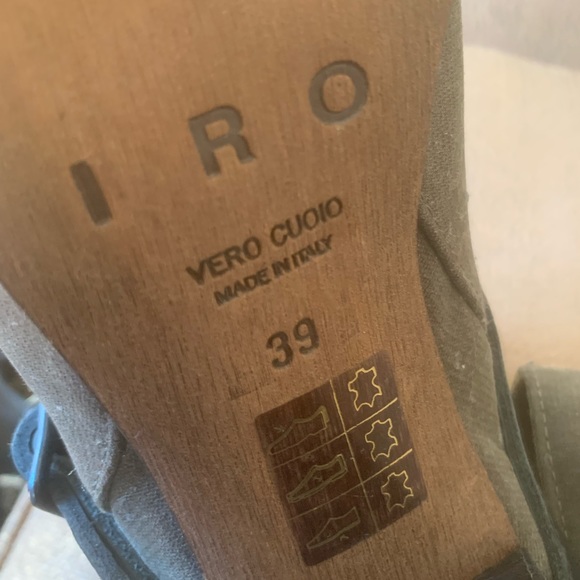 IRO Ankle Boots With Double Buckle Size 39 - Picture 8 of 12